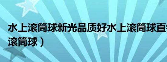 水上滚筒球新光品质好水上滚筒球直销（水上滚筒球）