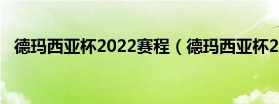 德玛西亚杯2022赛程（德玛西亚杯2015）