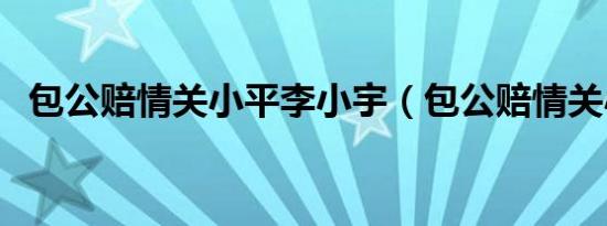 包公赔情关小平李小宇（包公赔情关小平）