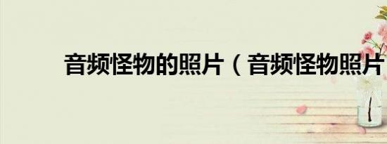 音频怪物的照片（音频怪物照片）