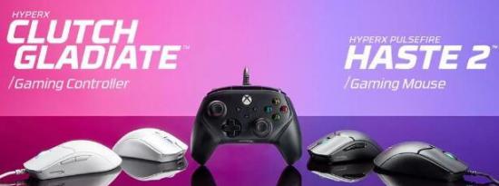 推出HyperX Clutch Gladiate Xbox控制器和Pulsefire Haste 2游戏鼠标