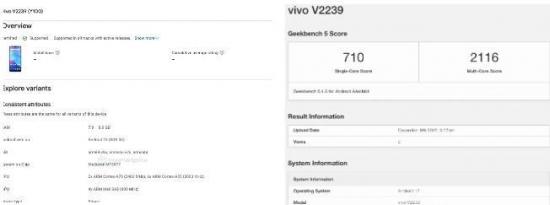 配备Dimensity 900和8GB RAM的Vivo Y100在Geekbench上市