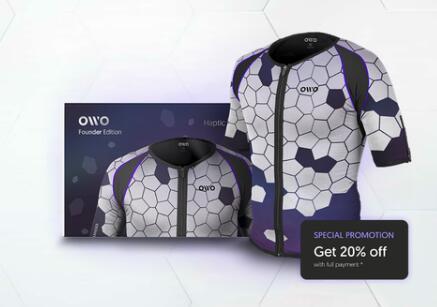 OWO Skin是一款价值499欧元的VR套装