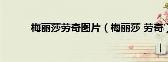 梅丽莎劳奇图片（梅丽莎 劳奇）