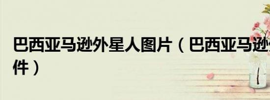 巴西亚马逊外星人图片（巴西亚马逊外星人事件）