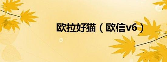 欧拉好猫（欧信v6）
