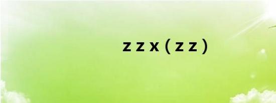 z z x（z z）