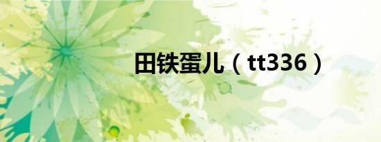 田铁蛋儿（tt336）