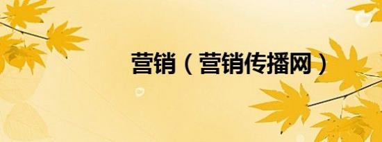 营销（营销传播网）