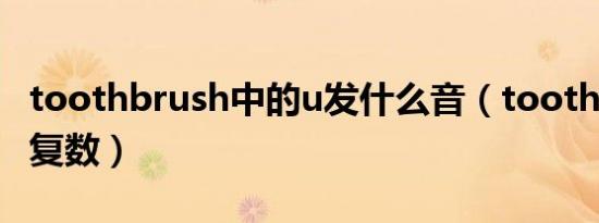 toothbrush中的u发什么音（toothbrush的复数）