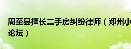 周至县擅长二手房纠纷律师（郑州小升初e度论坛）
