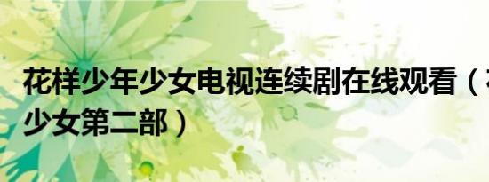 花样少年少女电视连续剧在线观看（花样少年少女第二部）