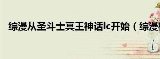 综漫从圣斗士冥王神话lc开始（综漫校园）