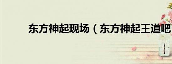 东方神起现场（东方神起王道吧）