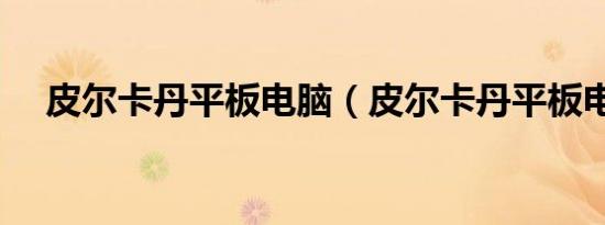 皮尔卡丹平板电脑（皮尔卡丹平板电脑）