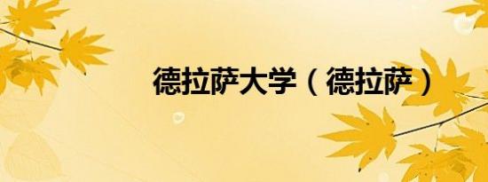 德拉萨大学（德拉萨）