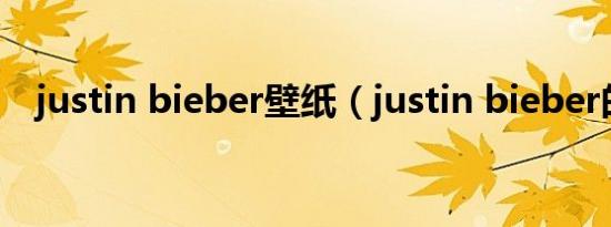 justin bieber壁纸（justin bieber的车）