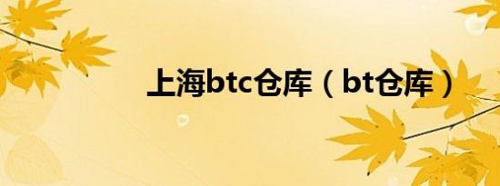 上海btc仓库（bt仓库）