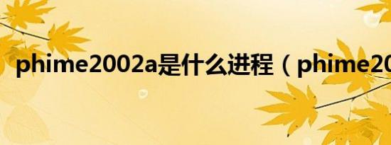 phime2002a是什么进程（phime2002a）