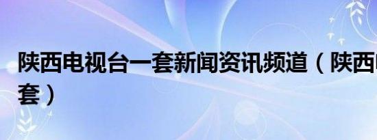 陕西电视台一套新闻资讯频道（陕西电视台一套）