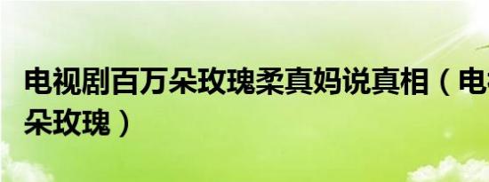 电视剧百万朵玫瑰柔真妈说真相（电视剧百万朵玫瑰）
