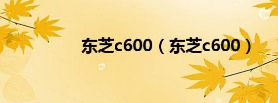 东芝c600（东芝c600）