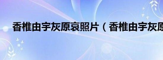 香椎由宇灰原哀照片（香椎由宇灰原哀）