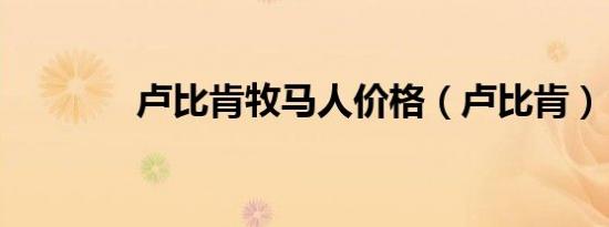 卢比肯牧马人价格（卢比肯）