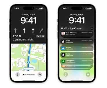 苹果通过iOS 17的Apple Maps Live Activity重塑锁屏导航