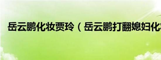 岳云鹏化妆贾玲（岳云鹏打翻媳妇化妆品）