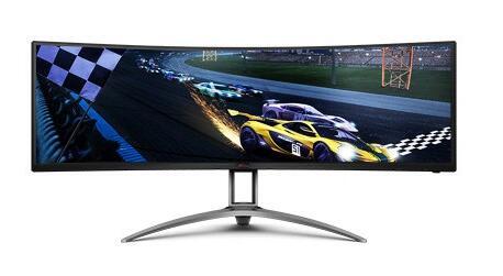 AOC AG493QCX显示器搭载49英寸曲面屏幕144Hz刷新率
