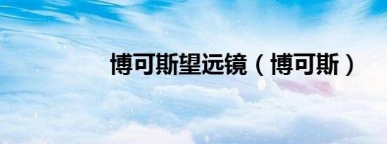 博可斯望远镜（博可斯）