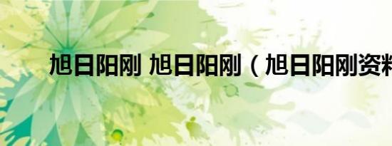 旭日阳刚 旭日阳刚（旭日阳刚资料）