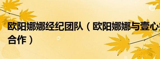 欧阳娜娜经纪团队（欧阳娜娜与壹心娱乐结束合作）