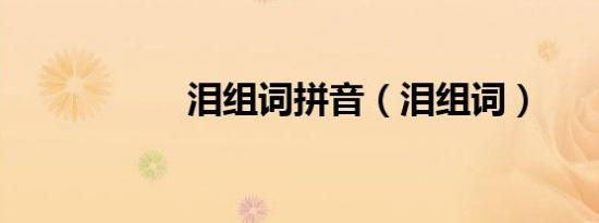 泪组词拼音（泪组词）