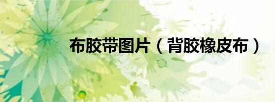 布胶带图片（背胶橡皮布）