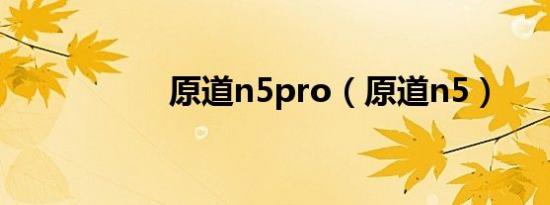 原道n5pro（原道n5）
