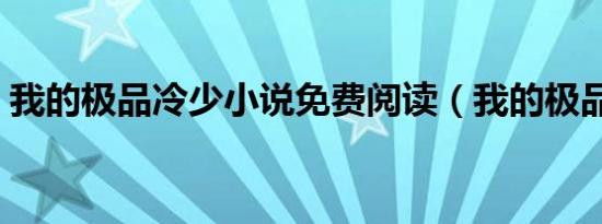 我的极品冷少小说免费阅读（我的极品冷少）