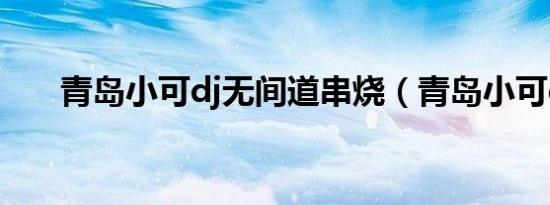 青岛小可dj无间道串烧（青岛小可dj）