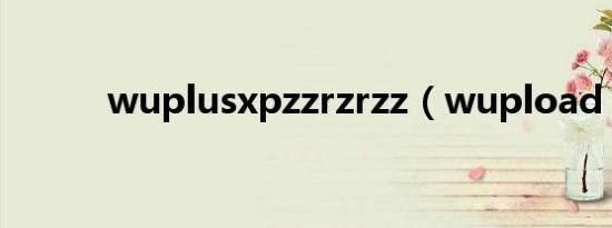 wuplusxpzzrzrzz（wupload）
