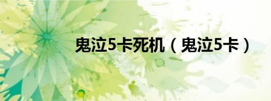 鬼泣5卡死机（鬼泣5卡）