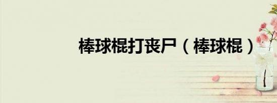 棒球棍打丧尸（棒球棍）