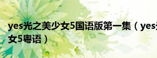 yes光之美少女5国语版第一集（yes光之美少女5粤语）