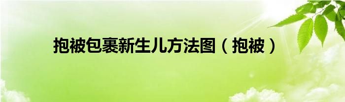 抱被包裹新生儿方法图（抱被）