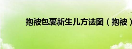 抱被包裹新生儿方法图（抱被）