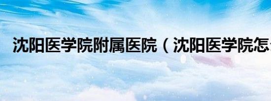 沈阳医学院附属医院（沈阳医学院怎么样）