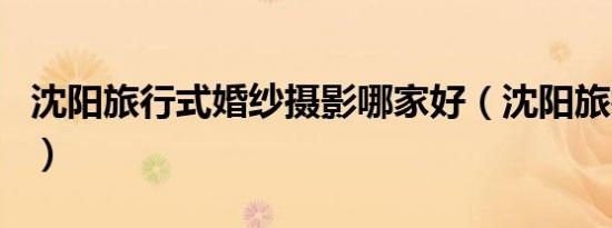 沈阳旅行式婚纱摄影哪家好（沈阳旅行社排名）