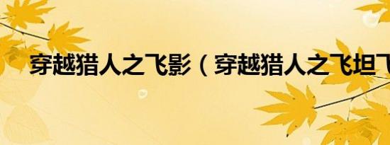 穿越猎人之飞影（穿越猎人之飞坦飞坦）
