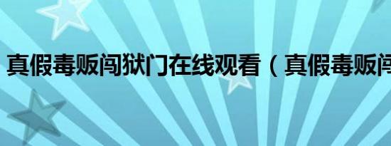 真假毒贩闯狱门在线观看（真假毒贩闯狱门）
