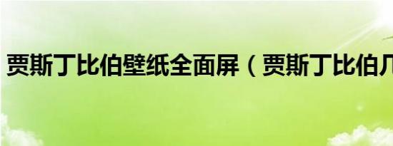 贾斯丁比伯壁纸全面屏（贾斯丁比伯几岁了）